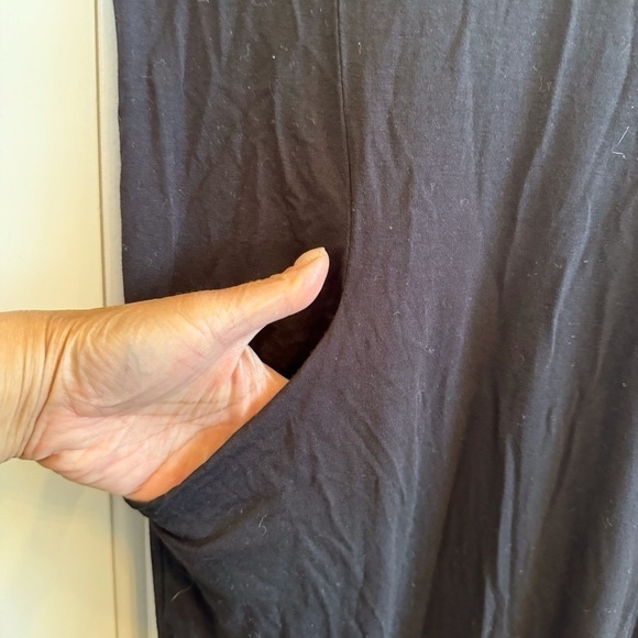 π 6/$60, Shein Onesie, Romper, Black, Spaghetti Straps, Pockets, Size Large - Picture 4 of 6